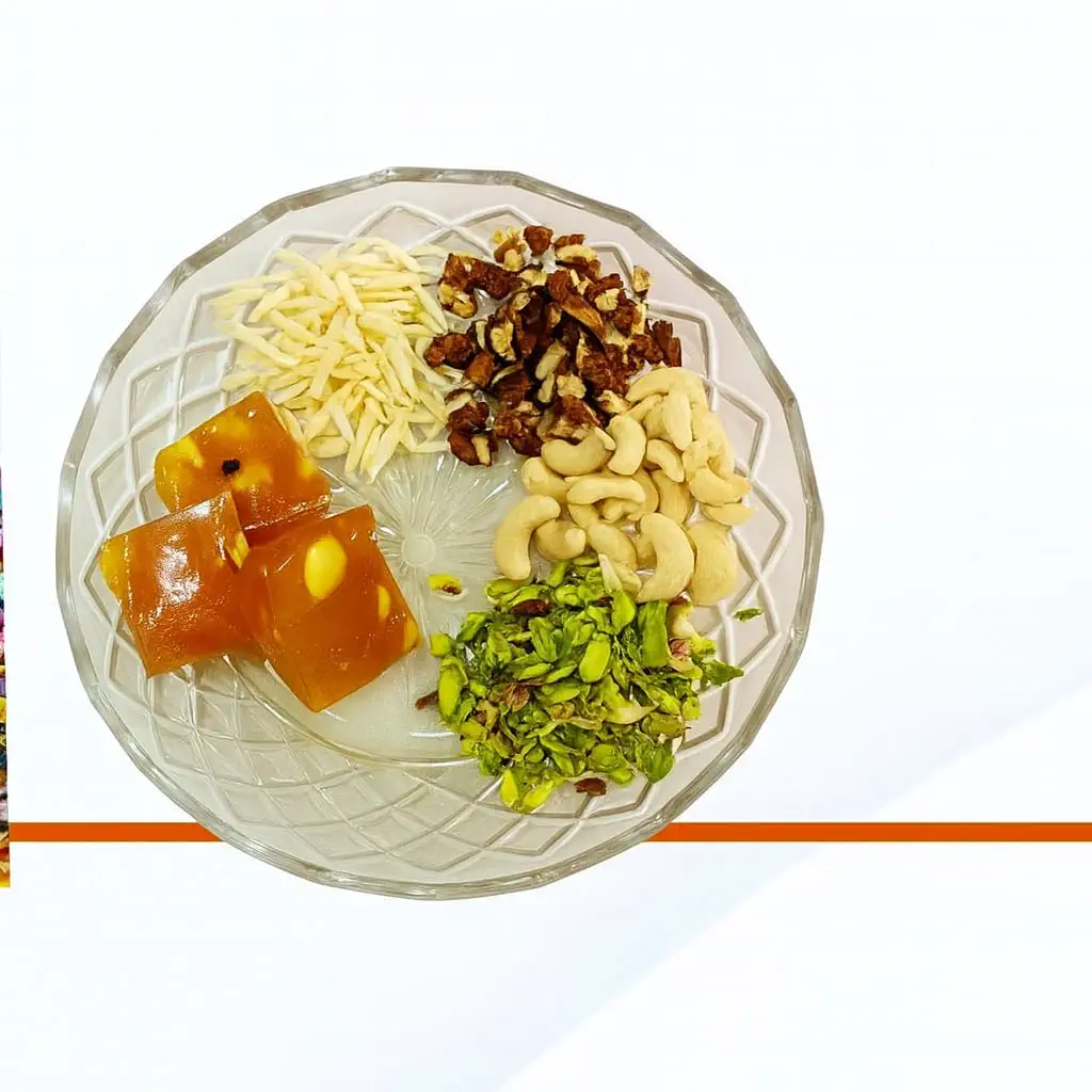 حلوا پذیرایی چهار مغز مخصوص